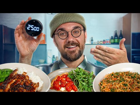 3 plats faciles et rapides à faire en semaine en rentrant du boulot ! ⏱