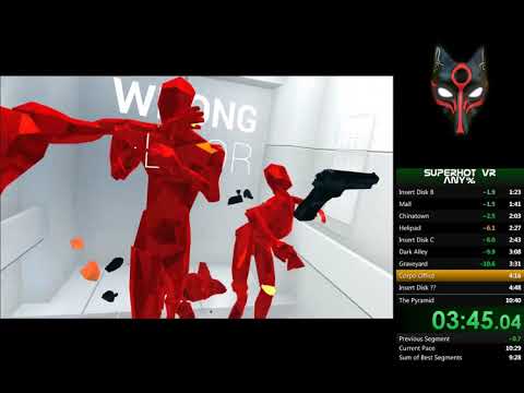 SuperHOT VR - Speedrun - Any% - 9:56