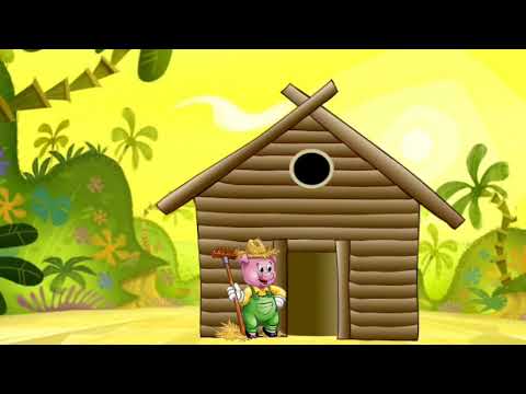 Ulven og de 3 små grise (lavet med puppetpals)