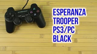 Esperanza Trooper PS3/PC Black (EGG107K) - відео 1