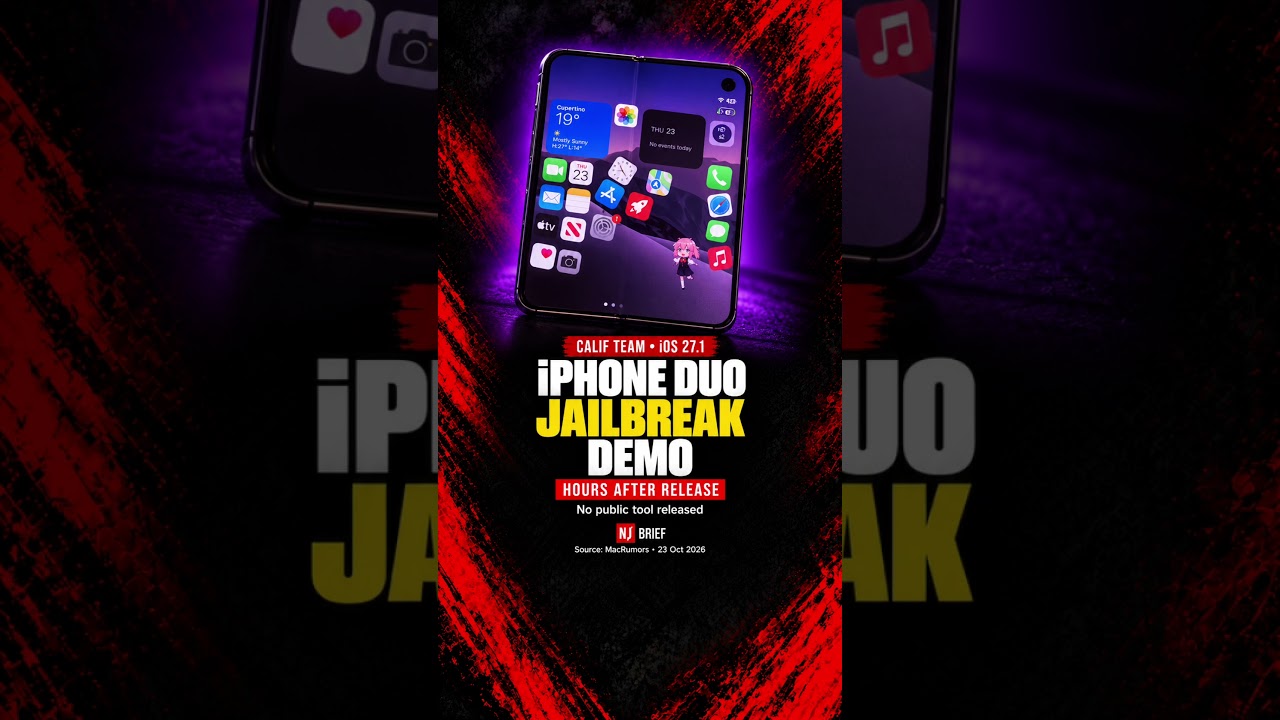 iPhone Duo Jailbreak Demo Hours After Launch — Calif’s Claim #iphoneduo