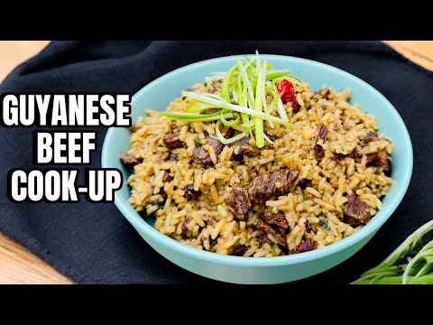 How To Make Guyanese Beef Cook- Up #guyanavlog #guyaneserecipe #villagecooking #countrycooking