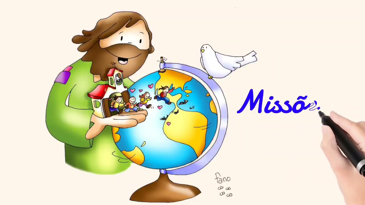 Missões ☀️♥️🧑‍🚒🧑‍🎓🌎 | Desenho Bíblico | Catequese Animada