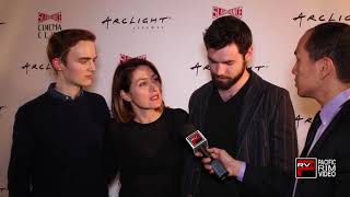 Tiger Sheu talks to the cast of \