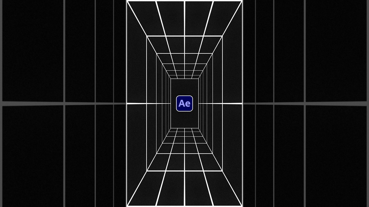 Create Visual Tunnel Loop Motion Graphics in After Effects #tutorial