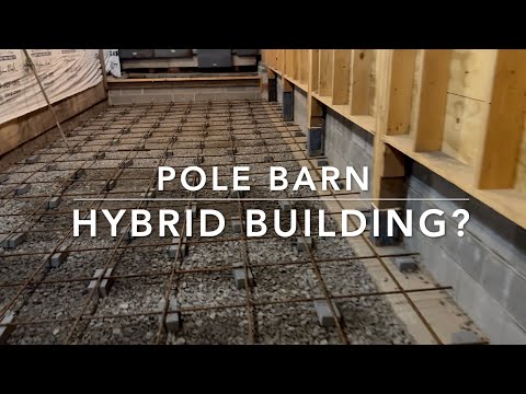 CHECK OUT THIS STRANG FRAMING DETAIL. POLE BARN???