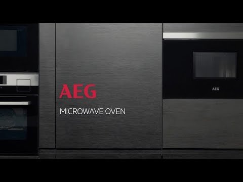 AEG Microwave MBE2658SEM - Black / Stainless Steel Video 2