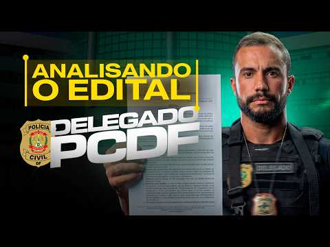 EDITAL PCDF 2026 | Análise COMPLETA do Concurso para Delegado – Ao Vivo com Delegado Wallace