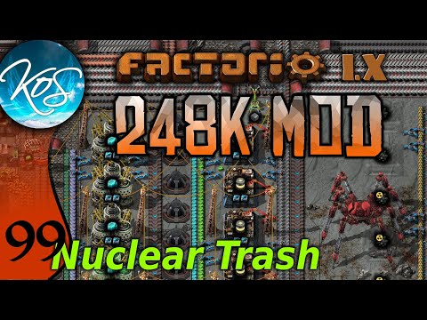 Factorio 248k Mod 99 - NUCLEAR REPROCESSING! - Tips & Tricks