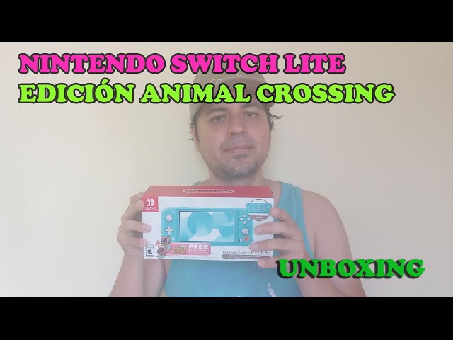Vídeo relacionado con Nintendo Consola Switch Lite Animal Crossing: New Horizons Timmy y Tommy Aloha edition (turquesa) con juego preinstalado y suscripción de 12 meses Switch Online