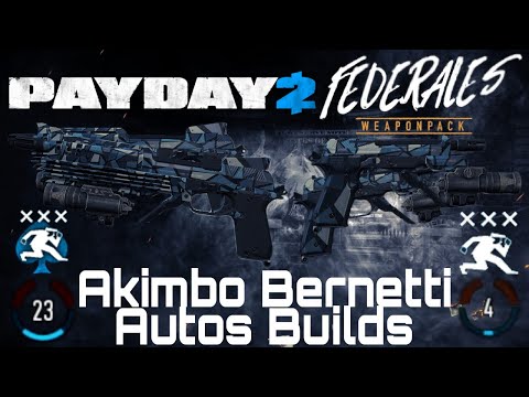 [Payday 2] Akimbo Bernetti Autos Builds - MAX-STABILITY AKIMBO AUTO PISTOLS