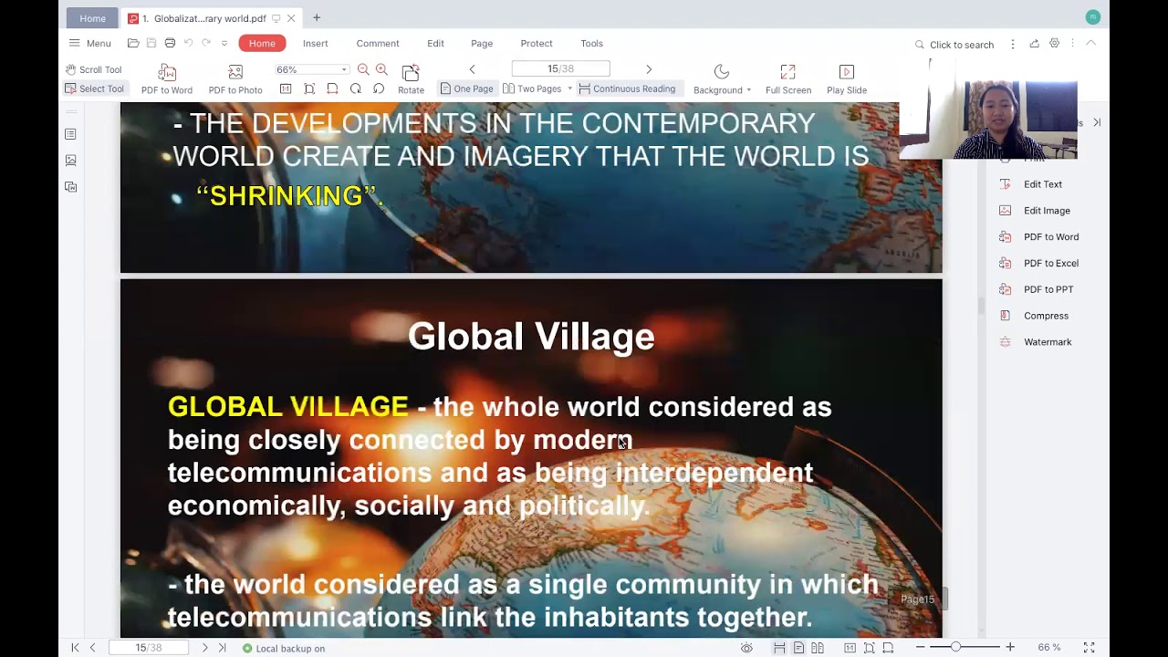 Lesson 1  Globalization Defined