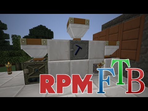 RPM Feed The Beast - E04 - Machine Room Setup
