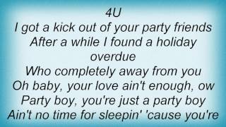 Alanis Morissette - Party Boy Lyrics