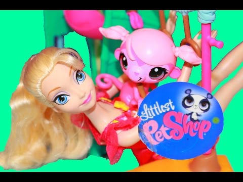 Disney Princess Pink Littlest Pet Shop LPS Toy Review