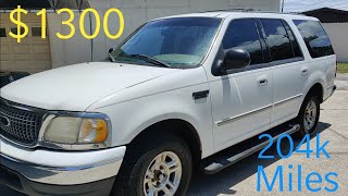 Is it worth buying a cheap 200k mile suv?  2000 Ford expedition walk around