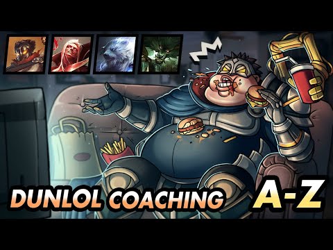 A-Z TOP LANE, FUNNIEST GAME EVER FT. DUNLOL COACHING
