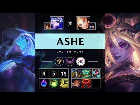 Ashe Support vs Lux - KR Master Patch 25.18