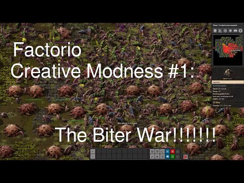 Factorio Creative Modness #1: The Biter War | SGK