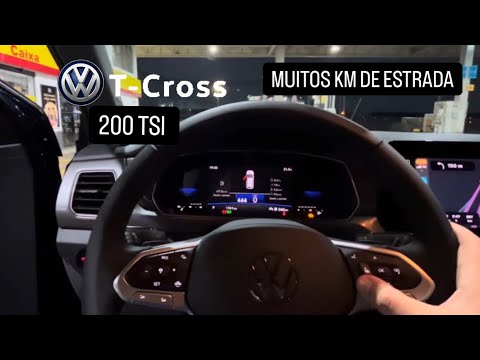 🔥 De IARAS/SP até SÃO PAULO/SP VW T-Cross 200TSI 2025 l Teste de Longa Duração