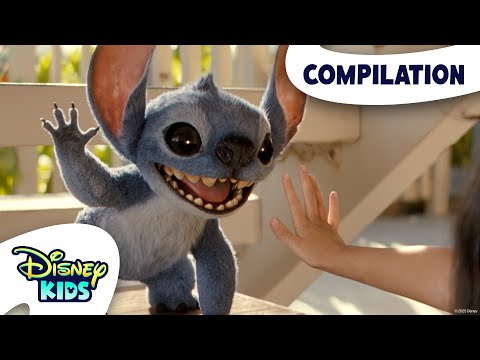 Stitch Being Stitch 🤪 | Lilo & Stitch | @disneykids