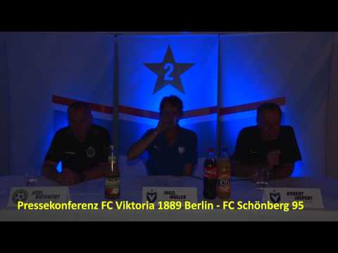 Pressekonferenz FC Viktoria 1889 Berlin - FC Schönberg 95