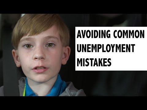Avoiding Common Unemployment Mistakes