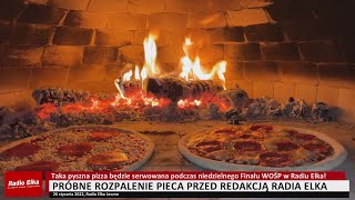 Wideo: Próbny wypiek pizzy przed redakcją Radia Elka