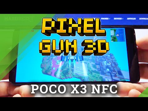 POCO X3 NFC - Example Pixel Gun 3D Gameplay | Check Settings & Gaming Possibilities