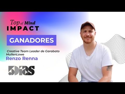 Renzo Renna | Creative team leader at Garabato Mullenlowe | TOM Impact Award-winning agency
