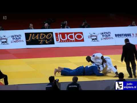 Judo 2012 Grand Slam Paris: Riner FRA) - Silva (BRA) [+100kg] final