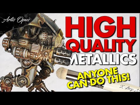 INCREDIBLE METAL made easy! Using ONLY ONE METALLIC PAINT?