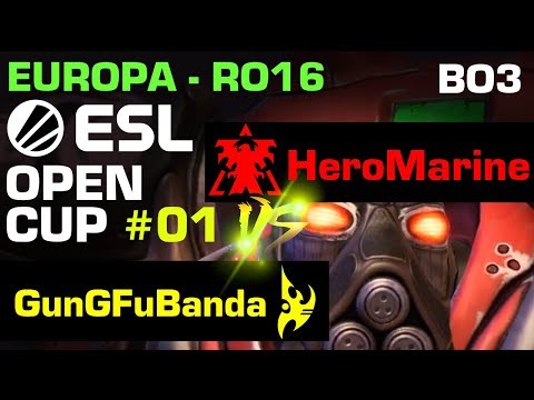 StarCraft 2 - HeroMarine vs GunGFuBanDa (TvP) BO3 - RO16 - ESL Open Cup #01 - Europa [PT-BR]