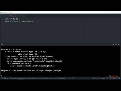 Fundamentals of Practical Haskell Programming Our First Haskell Programs | packtpub com
