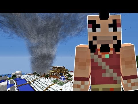 SB737 - Minecraft | EIMA JOLUM'S TORNADO ATTACK! | Custom Mod Adventure