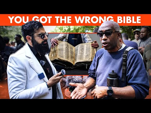 🔨✝️ Christian Clung to Bible Myths Until Muslim Broke Them | Speakers Corner