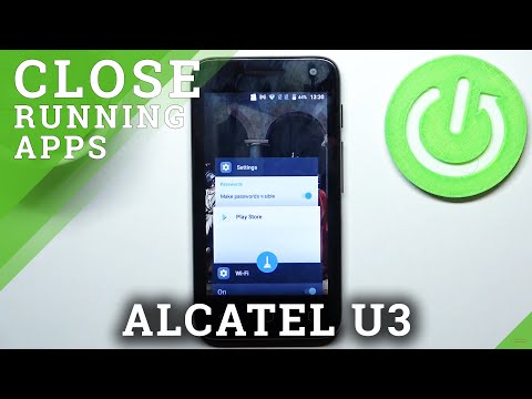 How to Turn Off Running Apps in ALCATEL U3 – Close All Running Apps