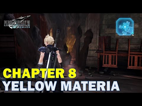 How to get Yellow Materia in Church | Chapter 8 | Final Fantasy 7 Remake | Chapter 8 Yellow Materia