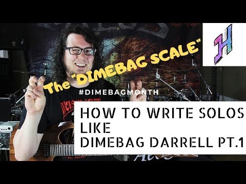 How to write solos like Dime pt. 1 - the Dimebag Scale