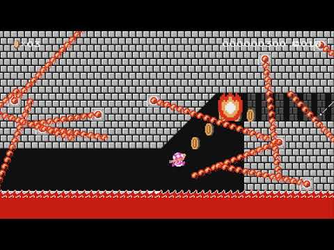 Fast Firebar Frenzy (20sec) by ★Snookie★ - Super Mario Maker 2 - No Commentary 1bx