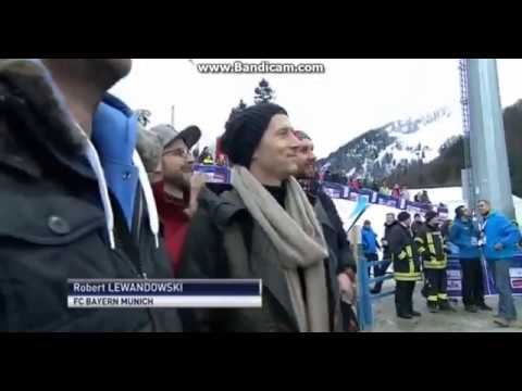 Kamil Stoch & Robert Lewandowski na skoczni ● Oberstdorf  05.02.2017 ● Ski Jumping World Cup