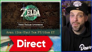WAIT...The Zelda Tears Of The Kingdom Direct Is TOMORROW?!