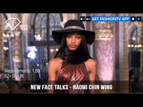 Naomi Chin Wing New Face Model Talks Fall/Winter 2018-19 | FashionTV | FTV