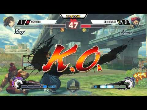 Mago (Yang) vs DL Fourwude (Akuma) - CEO 2015 USF4 - 720p 60fps