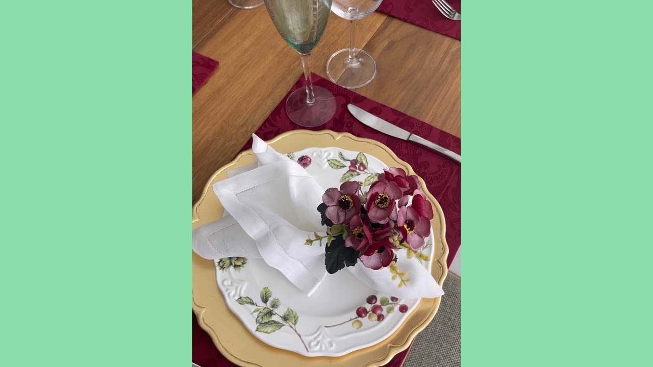Mesa Posta ELEGANTE para Almoço e Jantar | INSPIRAÇÃO #SHORTS