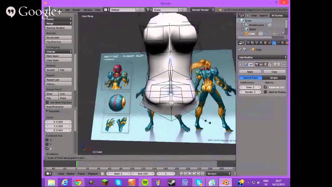 [13+] Brawl Hack Modelling - Metroid Fusion Suit Samus Redesign By imDRUNKonTEA.deviantart.com