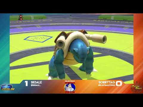 SKDale (Blastoise/Garchomp) vs SorryTag (Aegislash/Croagunk) - Pokken at LWG - 4-10-18