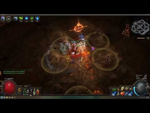 Finally Done with Searing Exarch Rolling Meteors Challenge - Hydrosphere and Flame Dash for The Win!