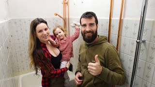 INCREDIBLE 1 EURO HOUSE BATHROOM MAKEOVER ITALY!