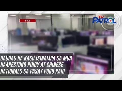 Dagdag na kaso isinampa sa mga naarestong Pinoy at Chinese nationals sa Pasay POGO raid TV Patrol